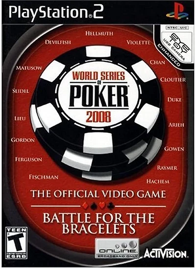 World Series Of Poker 2008: Battle for the Bracelets - PlayStation 2