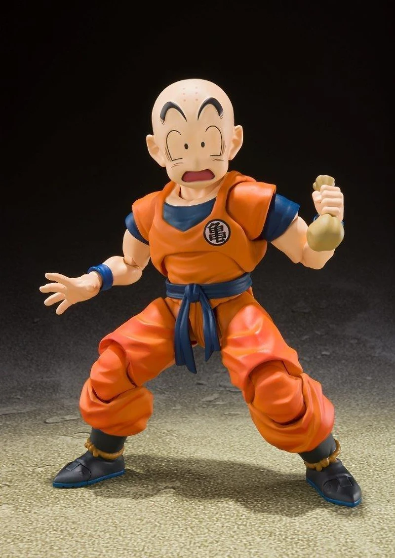Tamashii Nations Dragon Ball Z S.H.Figuarts Krillin (Earth's Strongest Man) 4.5-in Figure (Reissue)