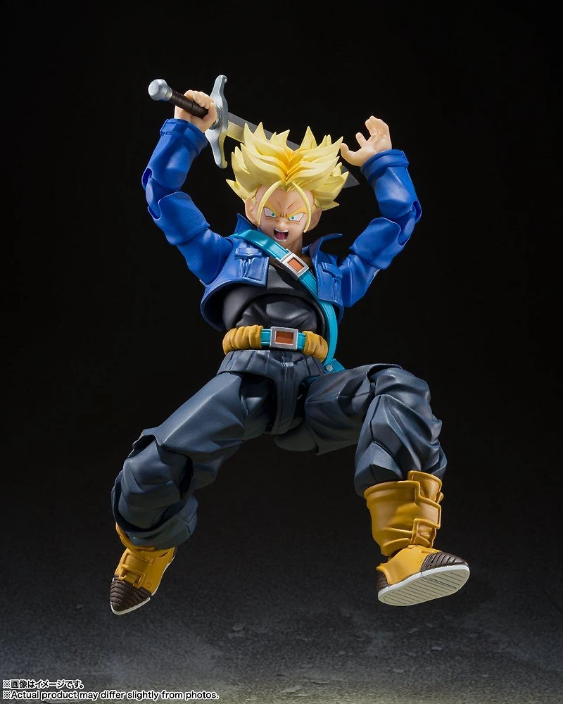 Tamashii Nations Dragon Ball Z S.H.Figuarts Super Saiyan Trunks (Boy from the Future) 5.51-in Action Figure (Reissue)