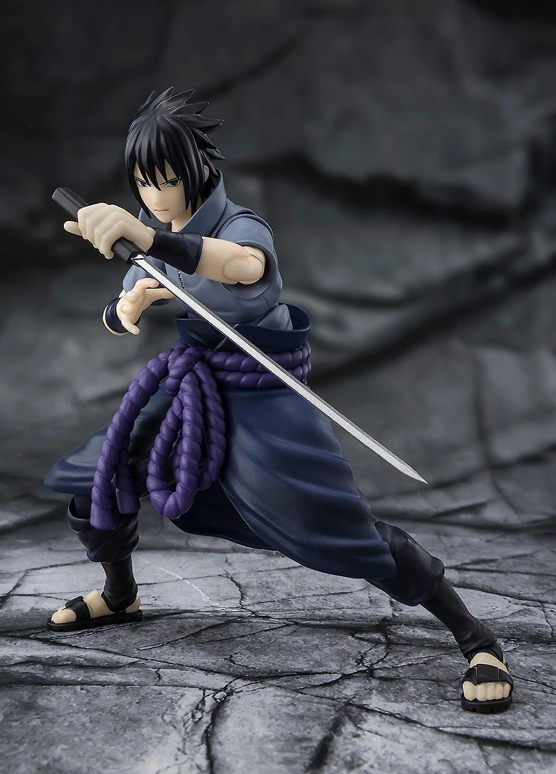 Tamashii Nations Naruto: Shippuden S.H.Figuarts Sasuke Uchiha (Solitary Shinobi) 5.7-in Action Figure