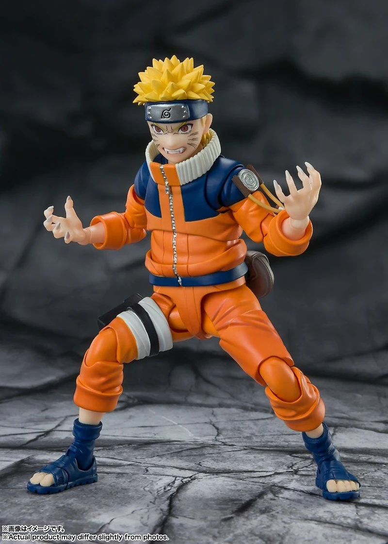 Tamashii Nations Naruto S.H.Figuarts Naruto Uzumaki (The No. 1 Most Unpredictable Ninja) 5.3-in Figure (Reissue)