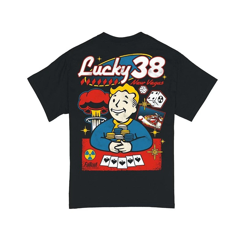 Fallout Lucky 38 Casino Double Sided Unisex Graphic T-Shirt GameStop Exclusive