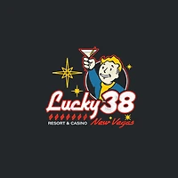 Fallout Lucky 38 Casino Double Sided Unisex Graphic T-Shirt GameStop Exclusive
