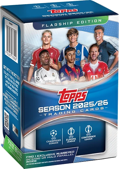 2025-26 Topps UEFA Club Competitions Soccer Value Box