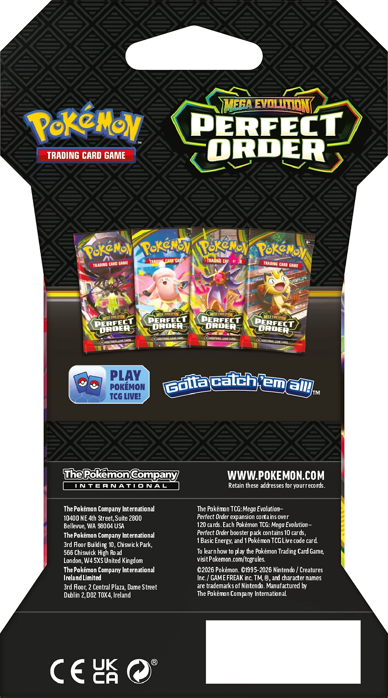 Pokemon Trading Card Game: Perfect Order Sleeved Booster Pack