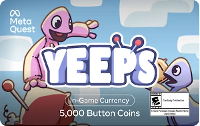 Yeeps Hide and Seek 5000 Button Coins - Meta Quest