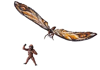 HIYA Exquisite Basic Series Godzilla x Kong The New Empire Mothra Premium Set 14-in Action Figure