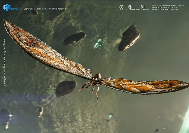 HIYA Exquisite Basic Series Godzilla x Kong The New Empire Mothra Premium Set 14-in Action Figure