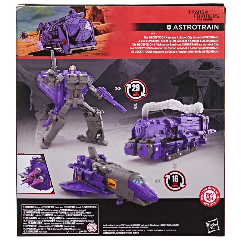 Hasbro Transformers Studio Series Astrotrain (The Movie) 6.75-in Action Figure