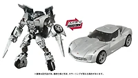 Hasbro Transformers Takara Tomy Masterpiece Movie Series Next MPMN-01 Sideswipe Silver 5.9-in Action Figure