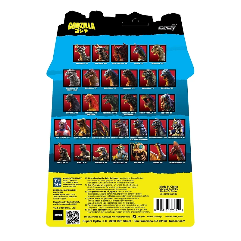 Super7 Toho ReAction Godzilla Shin 3.75-in Action Figure