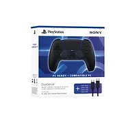 Sony DualSense Wireless Controller for PlayStation 5 (with USB Cable for PC) - Midnight Black