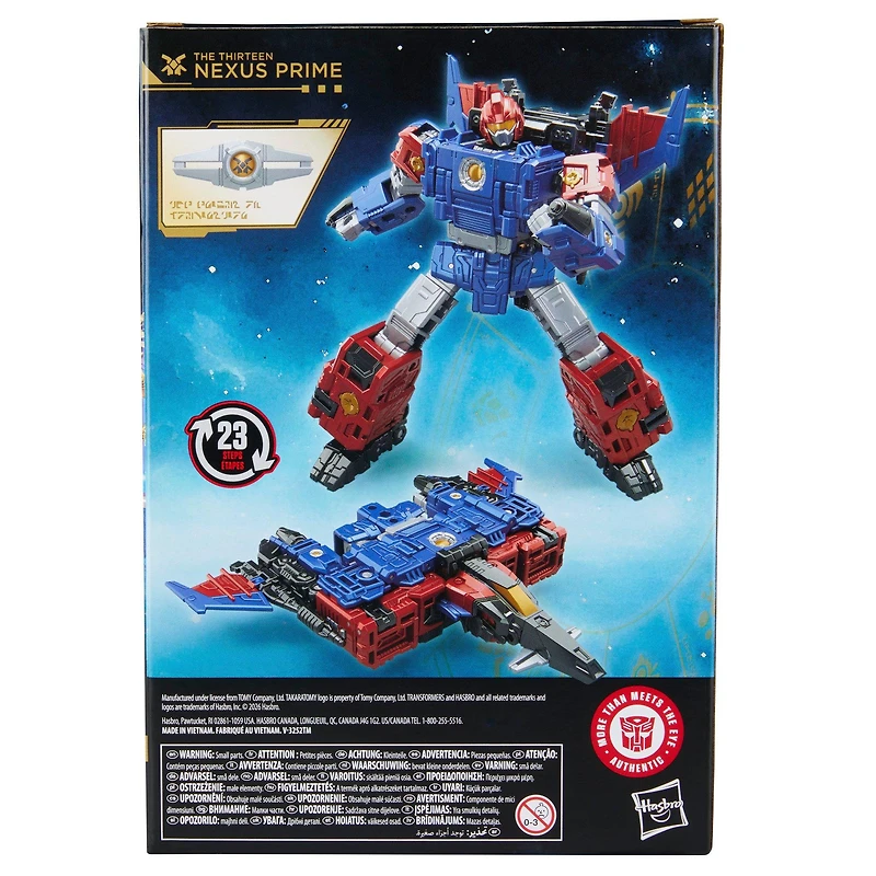 Hasbro Transformers Age of the Primes Voyager Class The Thirteen Nexus Prime 5.75-in Action Figure