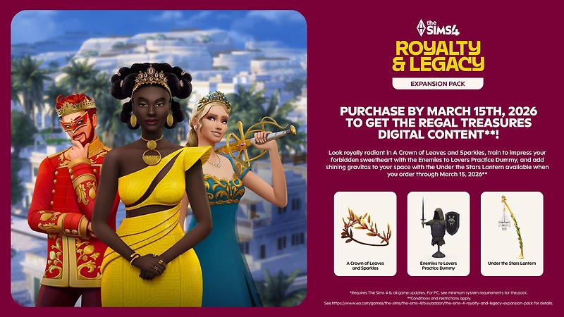 The Sims 4: Royalty and Legacy Grand Bundle - Xbox Series X/S