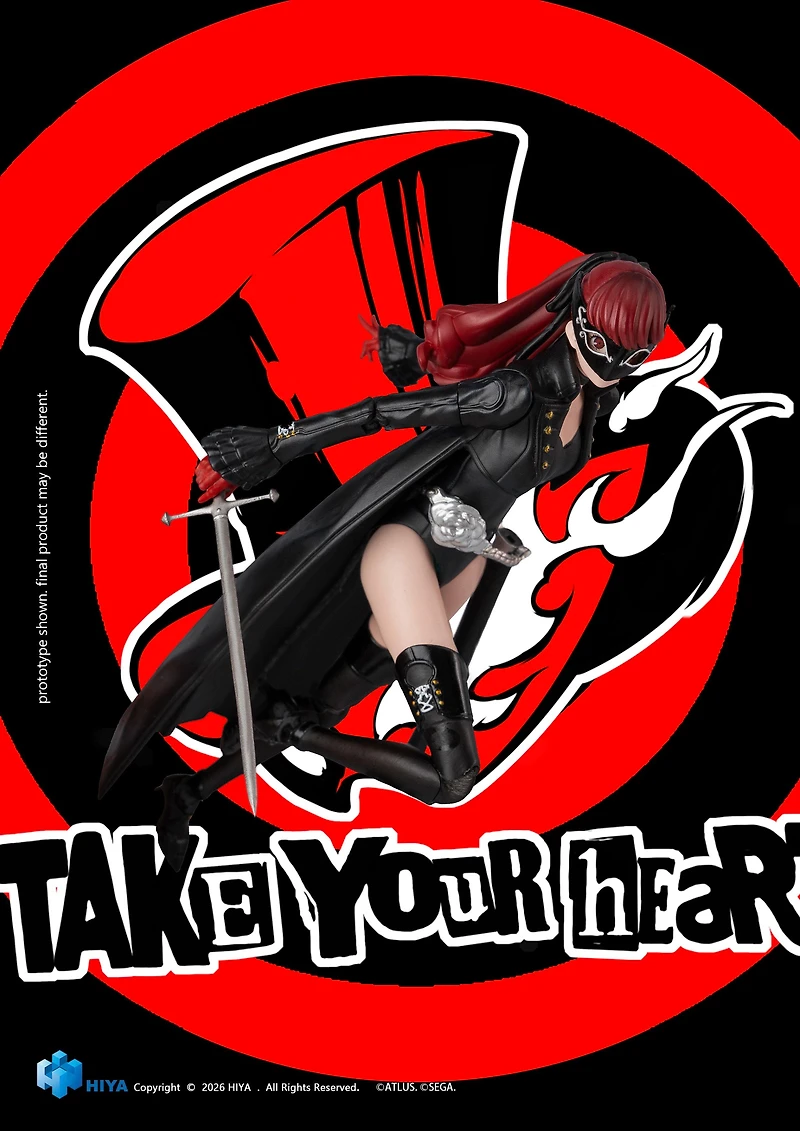 HIYA Toys Persona 5 Royal Exquisite Basic Violet 5.7-in Action Figure