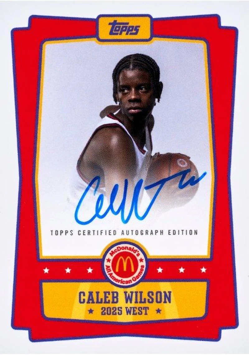 2025 Topps McDonald’s All American Chrome Mega Box