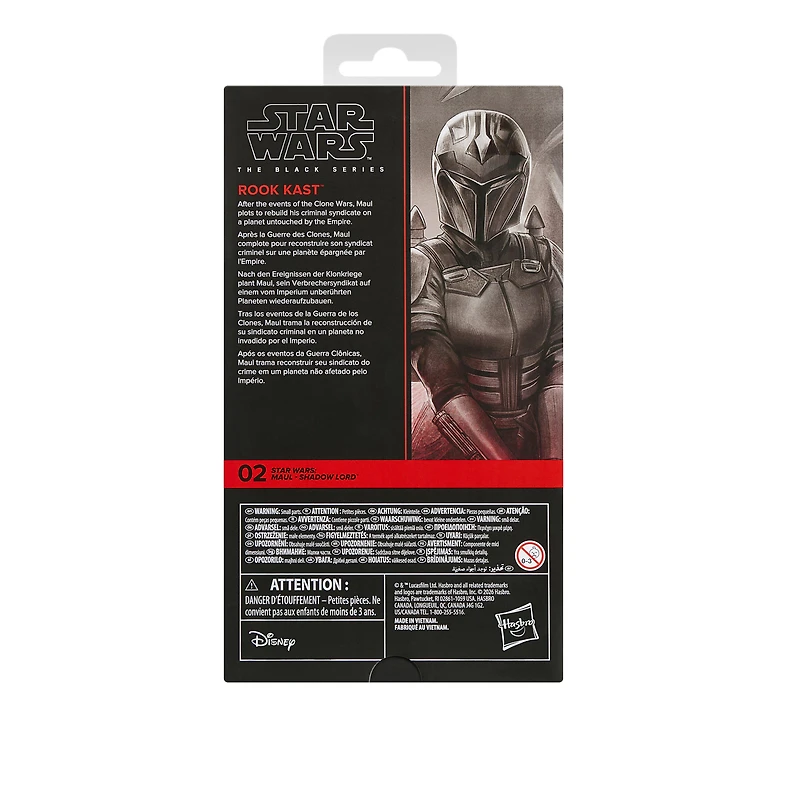 Hasbro Star Wars: The Black Series Rook Kast (Maul Shadow Lord) 6-in Action Figure