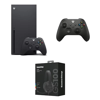 Xbox Series X Refurbished Console, Carbon Black Wireless Controller