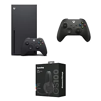 Xbox Series X Refurbished Console, Carbon Black Wireless Controller
