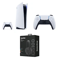 PlayStation 5 Refurbished Console, White DualSense Controller