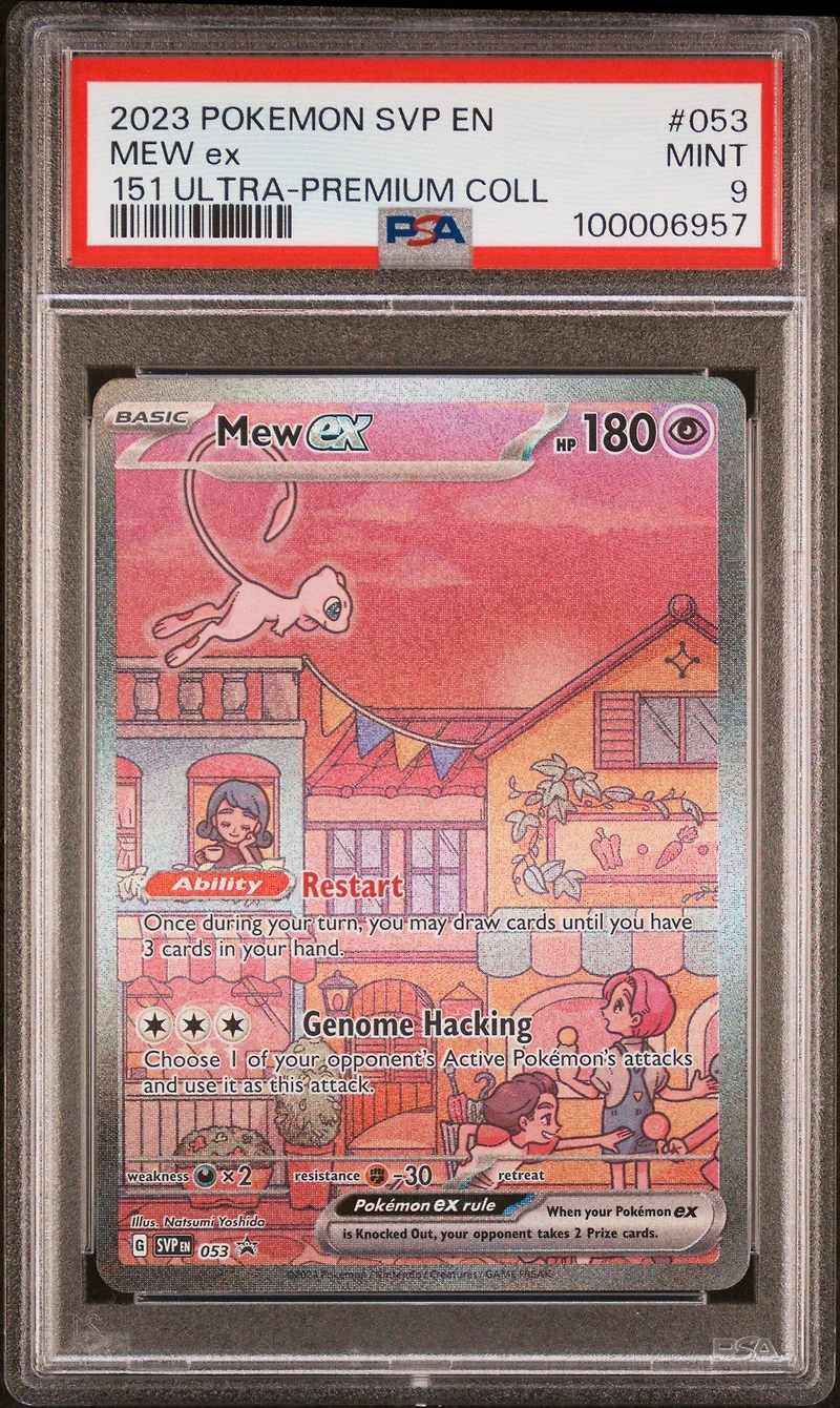 2023 Pokemon Svp En-sv Black Star Promo 053 Mew Ex 151 Ultra-premium Collection PSA