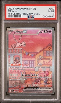 2023 Pokemon Svp En-sv Black Star Promo 053 Mew Ex 151 Ultra-premium Collection PSA
