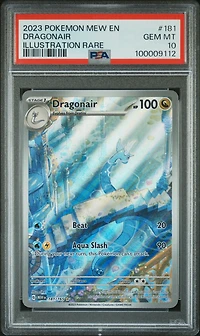 2023 Pokemon Mew En-151 181 Dragonair Illustration Rare PSA