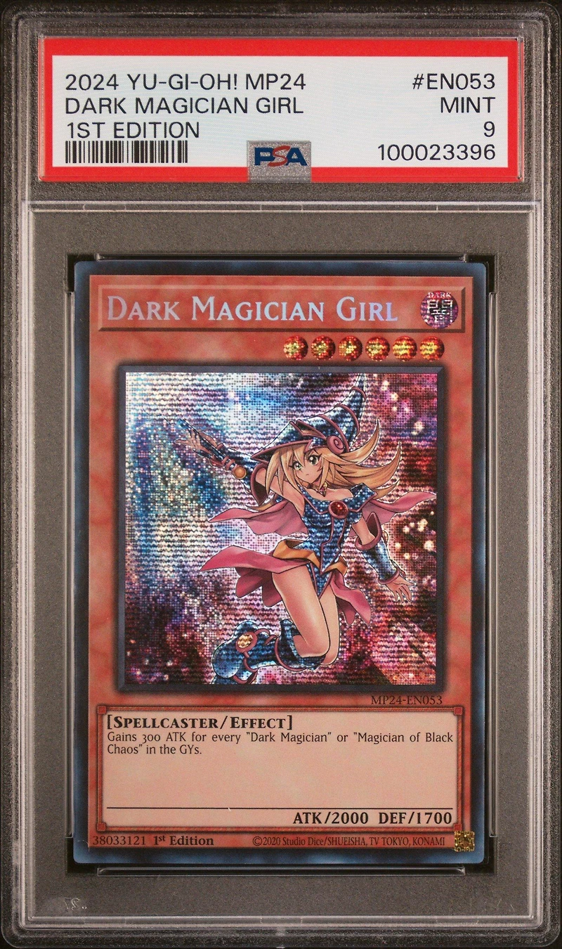 2024 Yu-gi-oh! Mp24-25th Anniversary Tin: Dueling Mirrors En053 Dark Magician Girl 1st Edition PSA