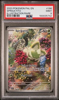 2023 Pokemon Pal En-paldea Evolved 196 Sprigatito Illustration Rare PSA