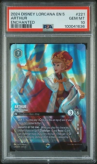 2024 Disney Lorcana En 5-shimmering Skies 221 Arthur