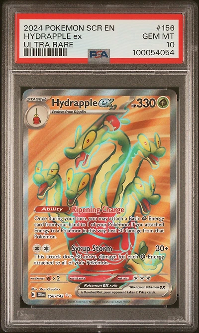 2024 Pokemon Scr En-stellar Crown 156 Hydrapple Ex Ultra Rare PSA