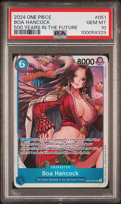 2024 One Piece Op07-500 Years In The Future 051 Boa Hancock PSA 10