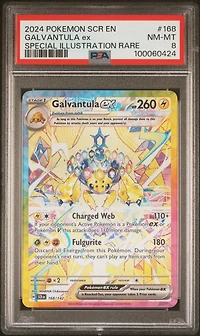 2024 Pokemon Scr En-stellar Crown 168 Galvantula Ex Special Illustration Rare PSA
