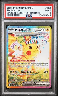 2024 Pokemon Ssp En-surging Sparks 238 Pikachu Ex Special Illustration Rare PSA
