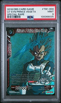 2018 Dragon Ball Super Card Game Themed Booster 1 Tournament Of Power Tb1-004 Universe 7 Saiyan Prince Vegeta Special Rare PSA