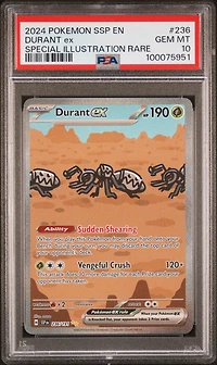 2024 Pokemon Ssp En-surging Sparks 236 Durant Ex Special Illustration Rare PSA
