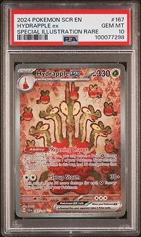 2024 Pokemon Scr En-stellar Crown 167 Hydrapple Ex Special Illustration Rare PSA