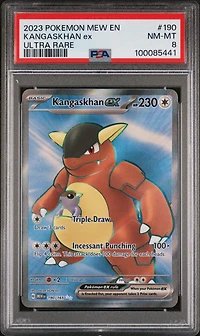 2023 Pokemon Mew En-151 190 Kangaskhan Ex Ultra Rare PSA