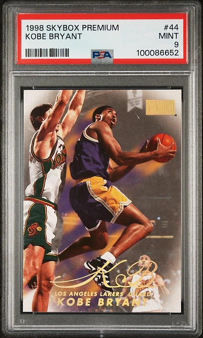 1998 Skybox Premium 44 Kobe Bryant PSA 9