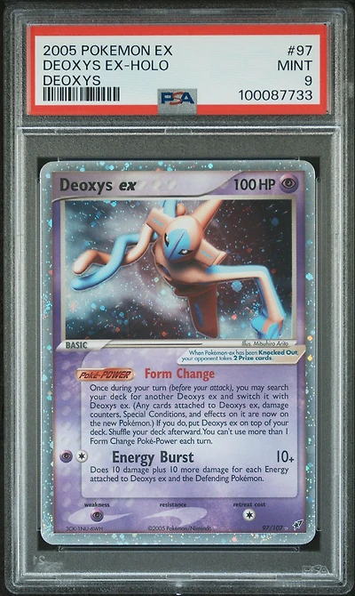 2005 Pokemon Ex Deoxys Deoxys Ex-holo PSA