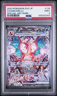 2023 Pokemon Japanese Sv3-ruler Of The Black Flame 134 Charizard Ex Special Art Rare PSA