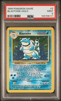 1999 Pokemon Game 2 Blastoise-holo PSA