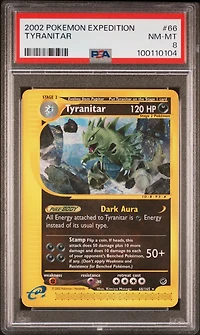 2002 Pokemon Expedition 66 Tyranitar PSA