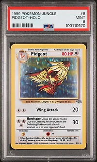 1999 Pokemon Jungle 8 Pidgeot-holo PSA
