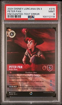 2024 Disney Lorcana En 3-into The Inklands 215 Peter Pan