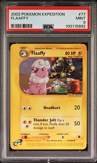 2002 Pokemon Expedition 77 Flaaffy PSA 9