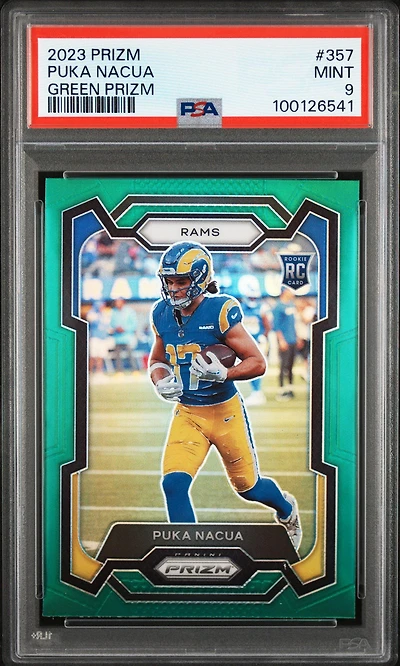 2023 Panini Prizm 357 Puka Nacua Prizm PSA