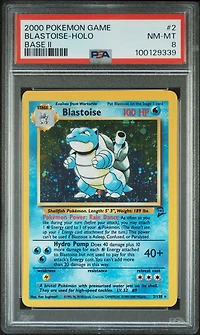 2000 Pokemon Game Base Ii 2 Blastoise-holo PSA