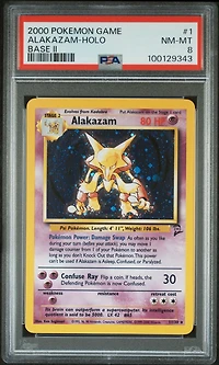 2000 Pokemon Game Base Ii 1 Alakazam-holo PSA