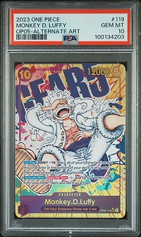 2023 One Piece Awakening Of The New Era Monkey D. Luffy Alternate Art PSA